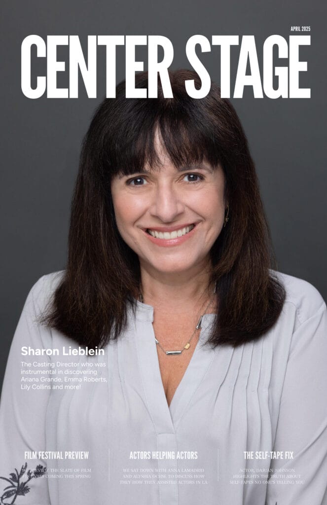 Sharon Lieblein on the cover of Center Stage Magazine April 2025